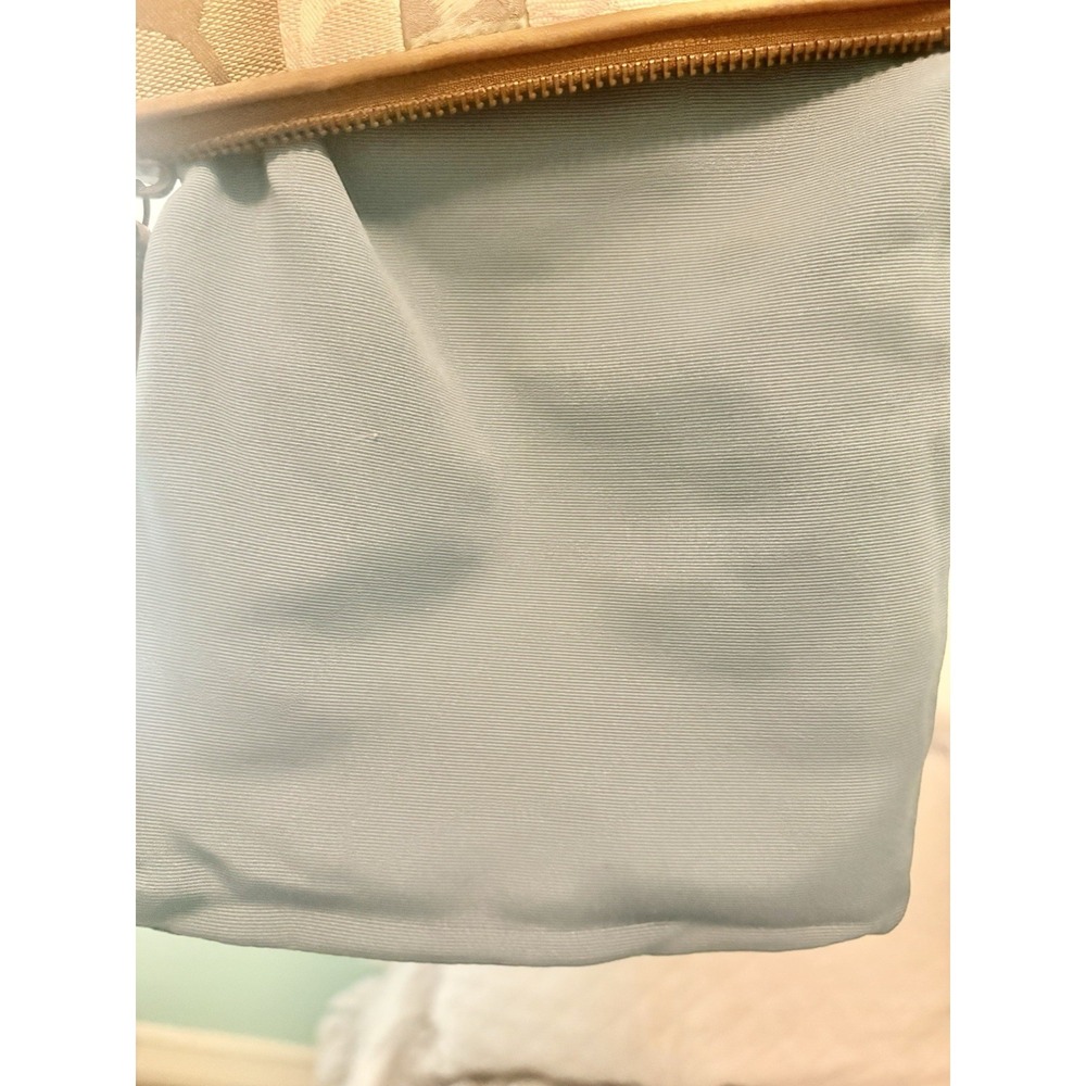 VTG Coach Patchwork Crossbody Y2K Signature C Leather Metallic Suede - Picture 7 of 16